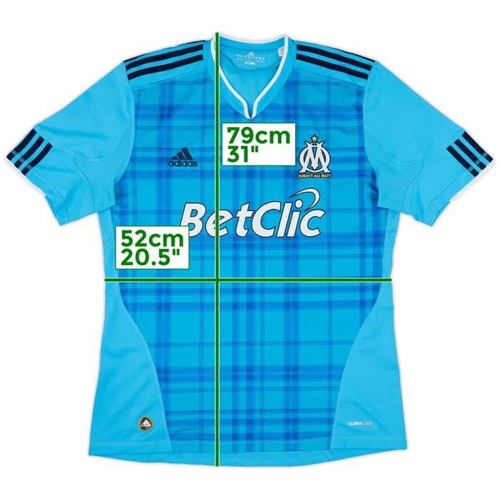 2010-11 Olympique Marseille Away Shirt - 10/10 - (L)