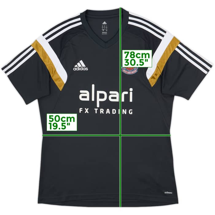 2014-15 West Ham adidas Training Shirt - 10/10 - (L)