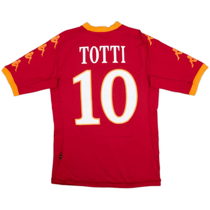 2010-11 Roma Home Shirt Totti #10 - 9/10 - (L)
