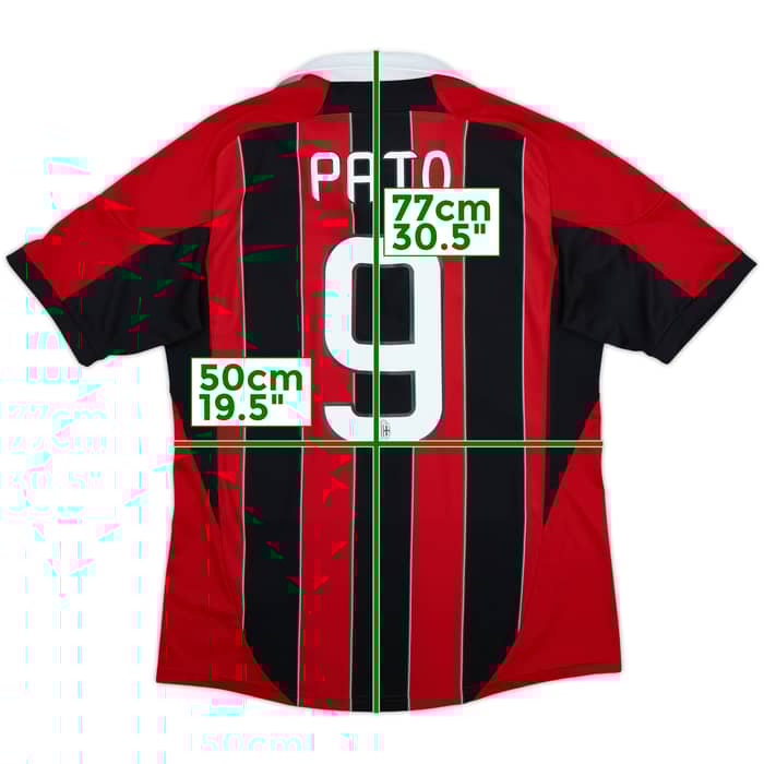 2012-13 AC Milan Home Shirt Pato #9 - 10/10 - (L)