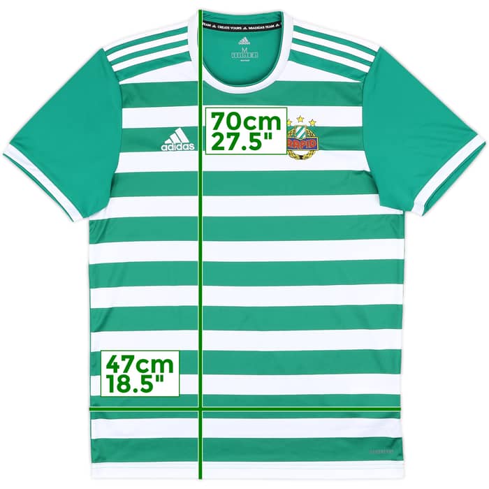 2019-20 Rapid Vienna Home Shirt - 9/10 - (M)