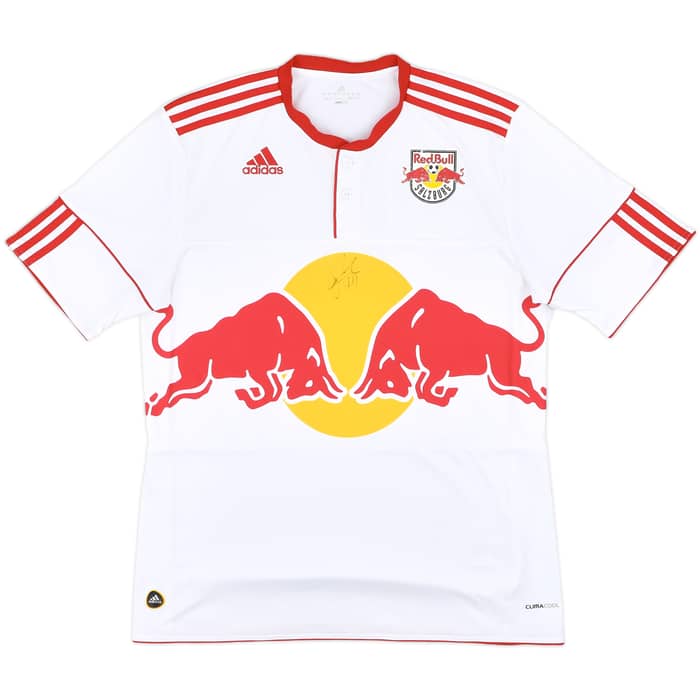 2010-12 Red Bull Salzburg Signed Home Shirt - 7/10 - (L)