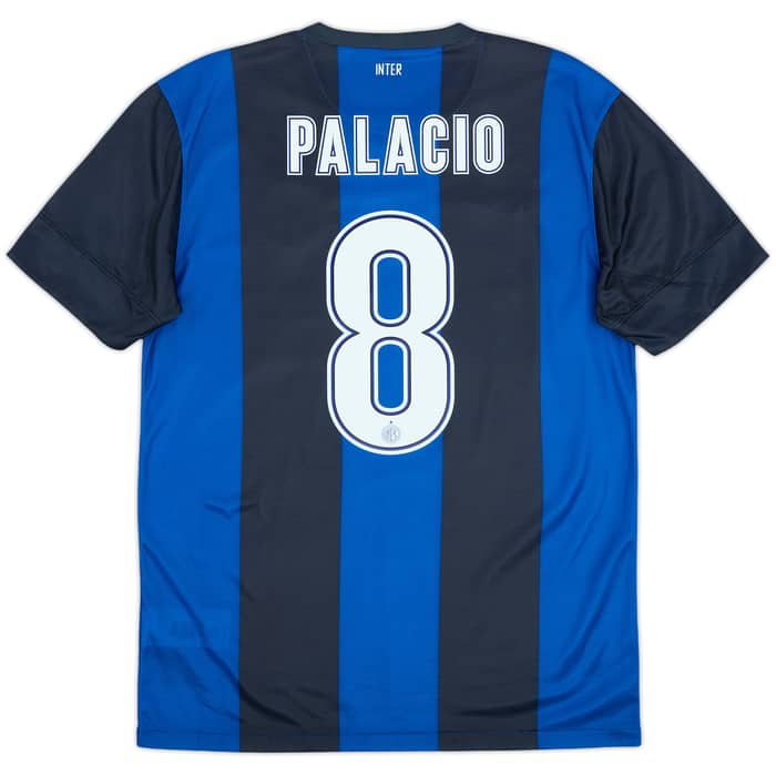 2012-13 Inter Milan Home Shirt Palacio #8 - 9/10 - (M)