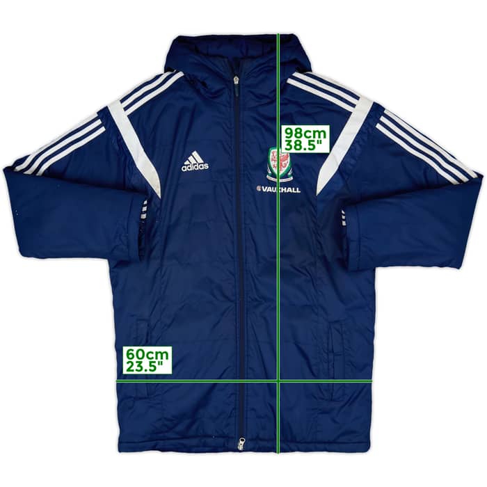 2013-15 Wales adidas Padded Bench Coat - 5/10 - (M)