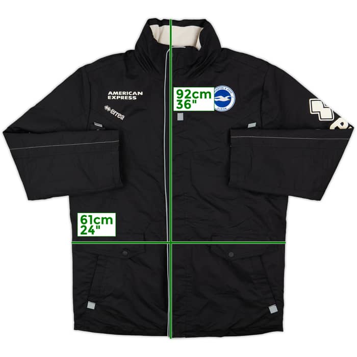 2014-15 Brighton Errea Padded Bench Coat - 8/10 - (L)