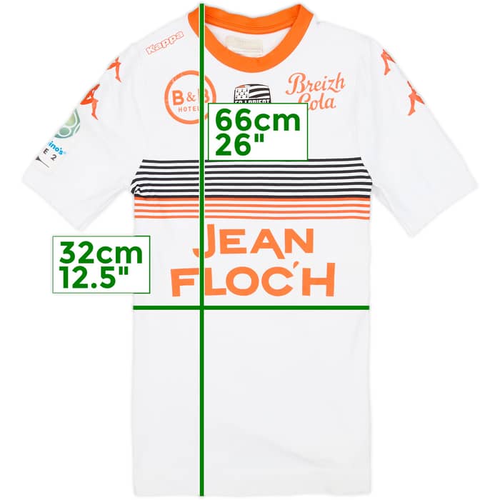 2017-18 FC Lorient Authentic Away Shirt - 6/10 - (S/M)