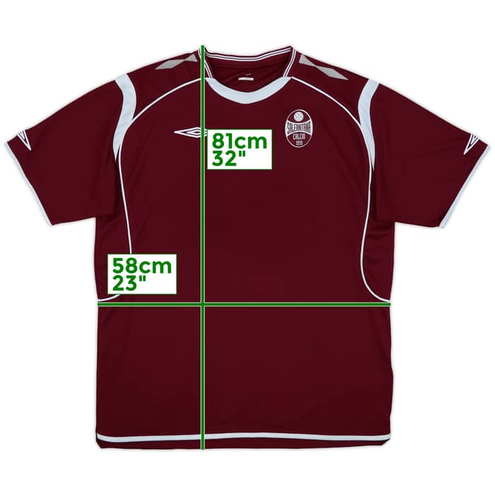2005-06 Salernitana Home Shirt - 6/10 - (XL)