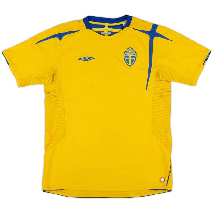 2005-06 Sweden Home Shirt - 6/10 - (XL.Boys)