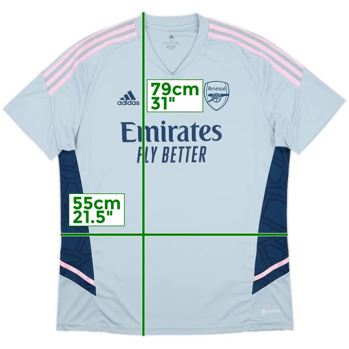 2022-23 Arsenal adidas Training Shirt - 9/10 - (XL)