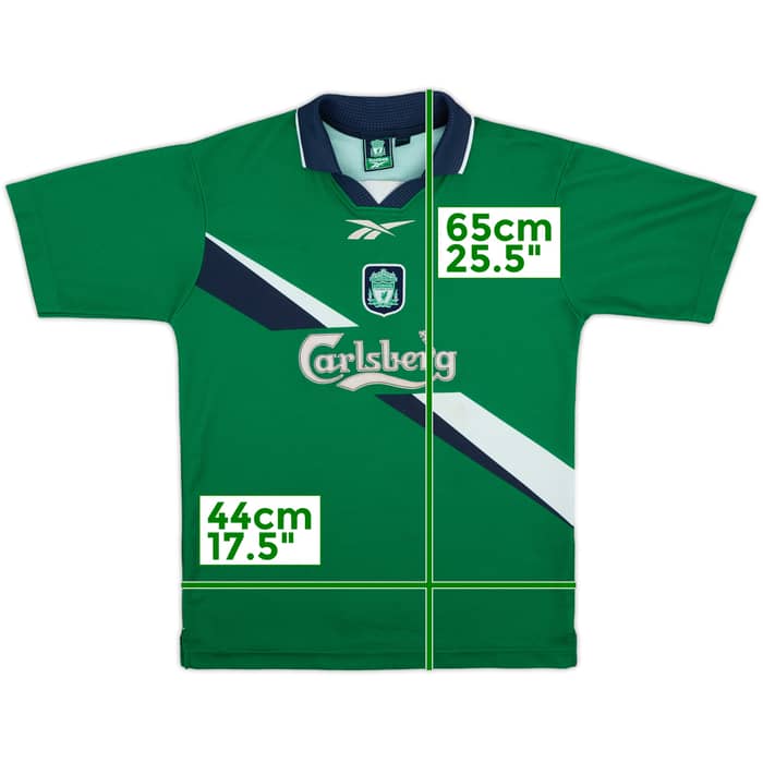 1999-00 Liverpool Away Shirt - 6/10 - (L.Boys)