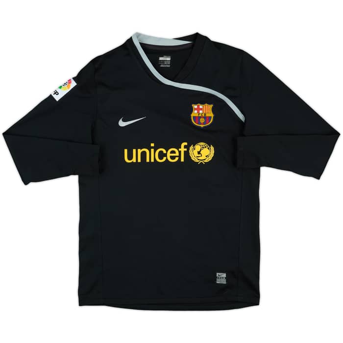 2008-09 Barcelona GK Shirt - 10/10 - (L.Boys)