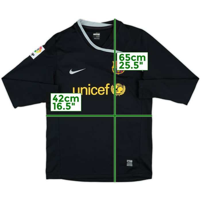 2008-09 Barcelona GK Shirt - 10/10 - (L.Boys)