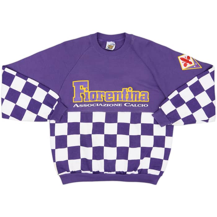 1990-91 Fiorentina Le Felpe Dei Grandi Club Sweat Top - 8/10 - (L)