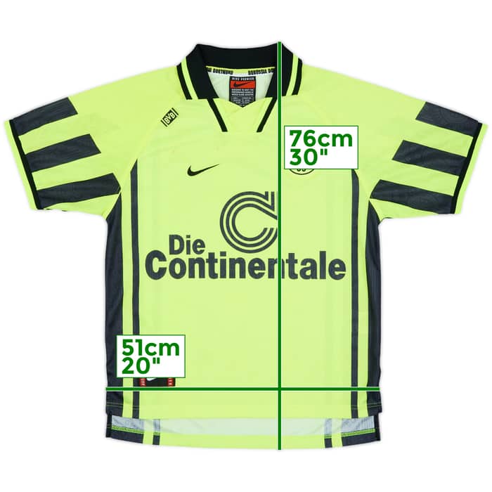 1996-97 Borussia Dortmund Home Shirt - 7/10 - (L)