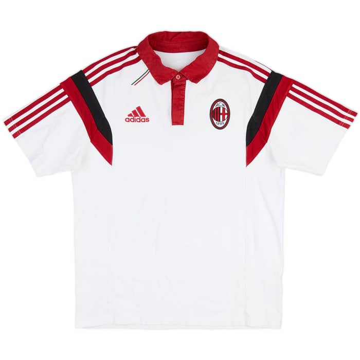2014-15 AC Milan adidas Cotton Tee - 9/10 - (M)