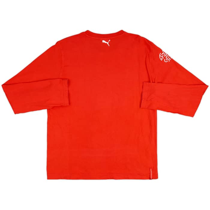 2008 Switzerland Puma L/S Fan Tee - 7/10 - (L)