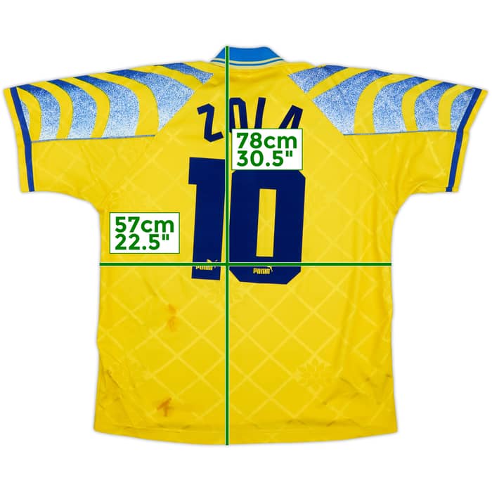1995-96 Parma Third Shirt Zola #10 - 6/10 - (L)