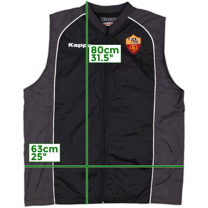 2007-08 Roma Kappa Gilet - 8/10 - (XL)