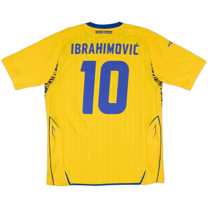 2007-09 Sweden Home Shirt Ibrahimovic #10 - 10/10 - (L)
