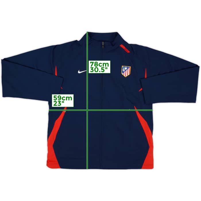 2007-08 Atletico Madrid Nike Track Jacket - 10/10 - (L)