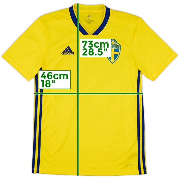 2018-20 Sweden Home Shirt - 10/10 - (S)