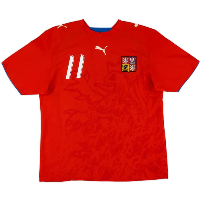 2006-08 Czech Republic Home Shirt Nedved #11 - 8/10 - (XL)