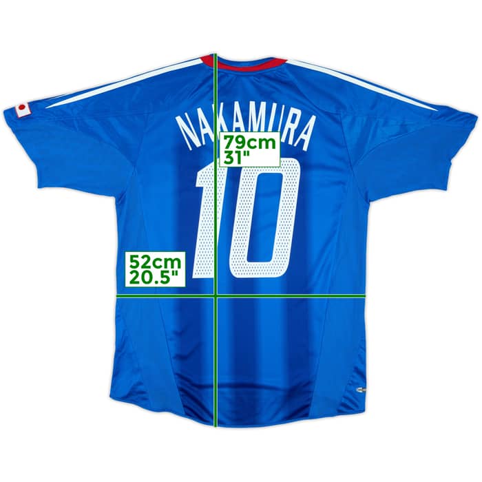 2004-06 Japan Home Shirt Nakamura #10 - 8/10 - (S)