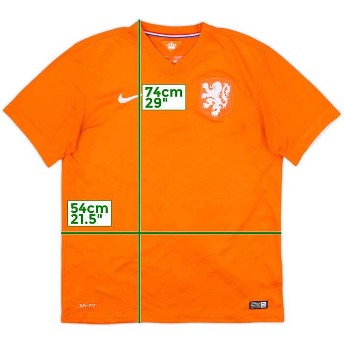 2014-15 Netherlands Home Shirt - 8/10 - (L)