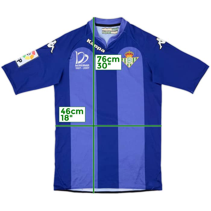 2007-08 Real Betis 'Centenary' Away Shirt - 8/10 - (M)