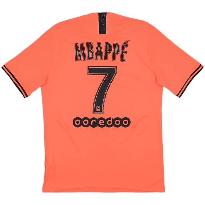 2019-20 Paris Saint-Germain Authentic Away Shirt Mbappe #7 - 10/10 - (M)