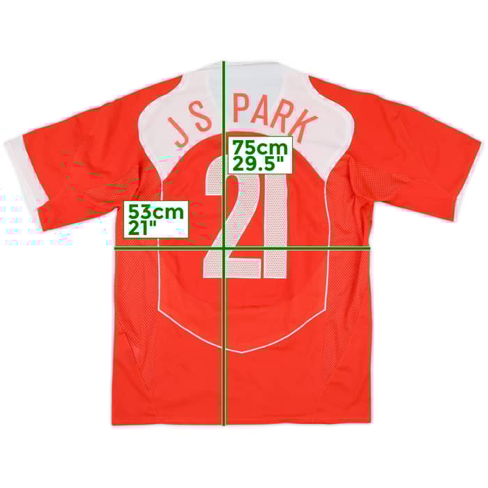 2002-03 South Korea Home Shirt J.S.Park #21 - 7/10 - (L)