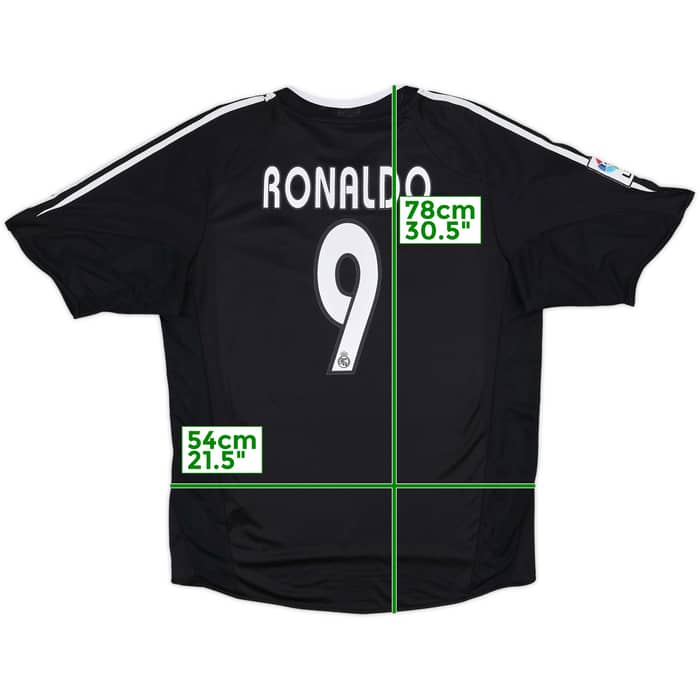 2004-05 Real Madrid Away Shirt Ronaldo #9 - 7/10 - (L)