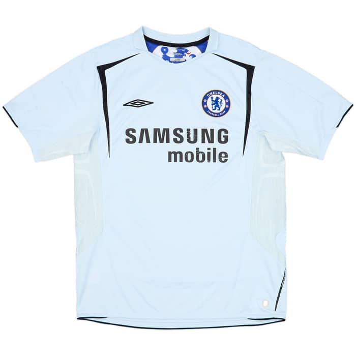 2005-06 Chelsea Away Shirt Drogba #15 - 7/10 - (M)