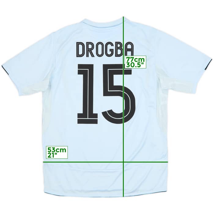 2005-06 Chelsea Away Shirt Drogba #15 - 7/10 - (M)