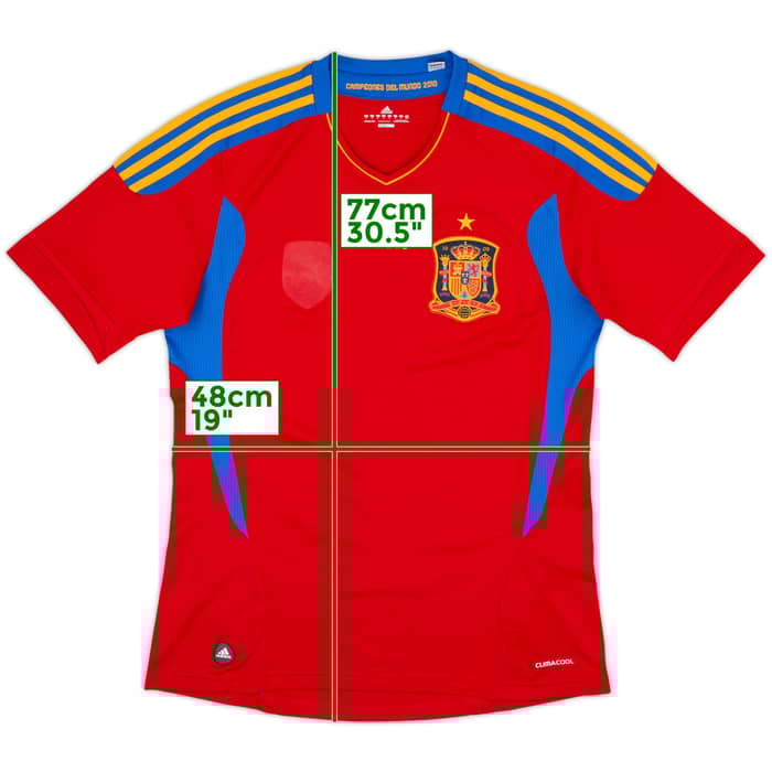2010-11 Spain Home Shirt - 4/10 - (M)
