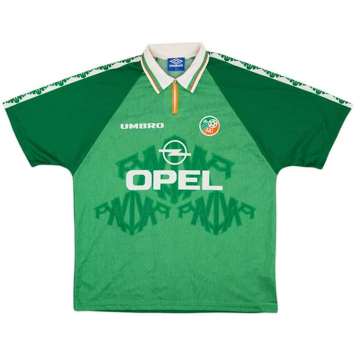 1996-98 Ireland Home Shirt Keane #6 - 10/10 - (XL)