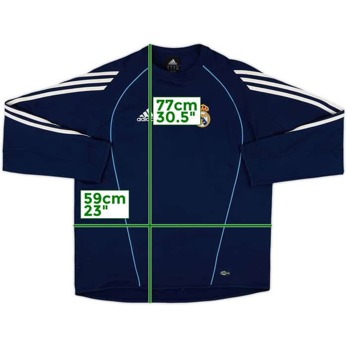 2005-06 Real Madrid adidas Sweat Top - 8/10 - (M/L)