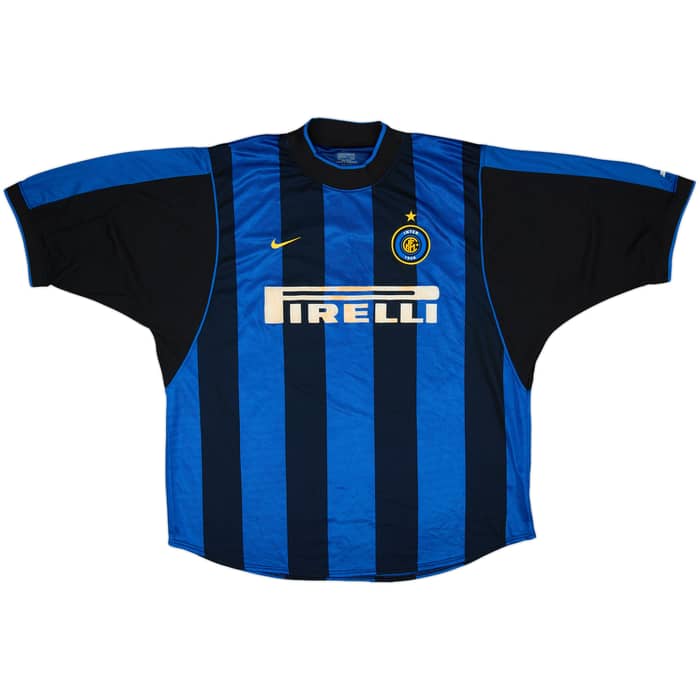 2000-01 Inter Milan Home Shirt Ronaldo #9 - 6/10 - (XXL)