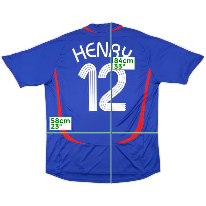 2006-07 France Home Shirt Henry #12 - 10/10 - (XL)