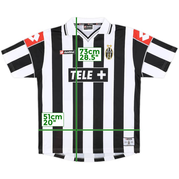 2000-01 Juventus Home Shirt Del Piero #10 - 8/10 - (XL)