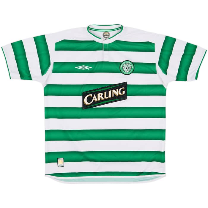 2003-04 Celtic Home Shirt Lambert #14 - 7/10 - (L)
