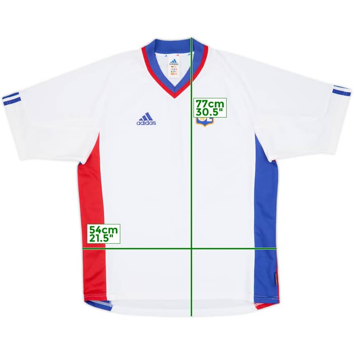 2001-02 Lyon Home Shirt - 8/10 - (M)