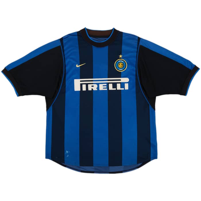 2000-01 Inter Milan Home Shirt Ronaldo #9 - 5/10 - (L)