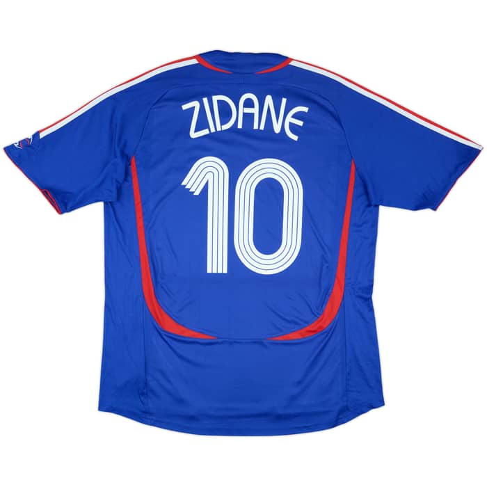 2006-07 France Home Shirt Zidane #10 - 8/10 - (XL)