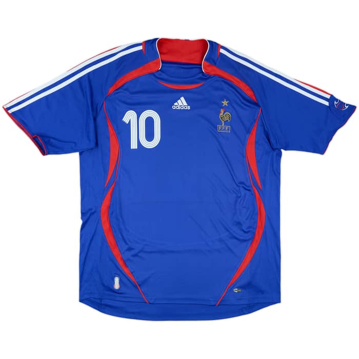 2006-07 France Home Shirt Zidane #10 - 8/10 - (XL)