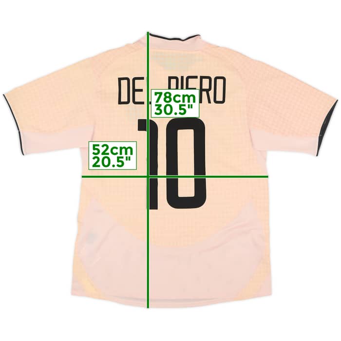 2003-04 Juventus Away Shirt Del Piero #10 - 5/10 - (L)