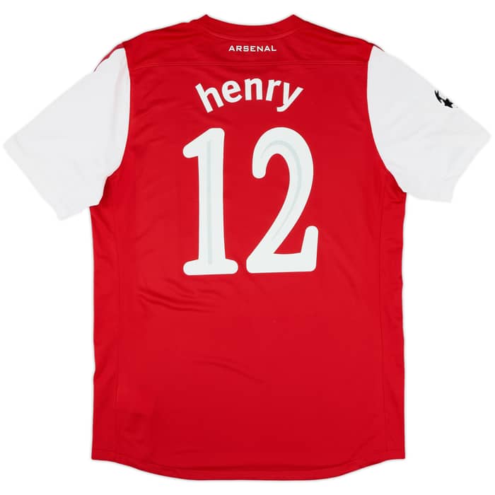 2011-12 Arsenal Authentic Home Shirt Henry #12 - 6/10 - (XL)