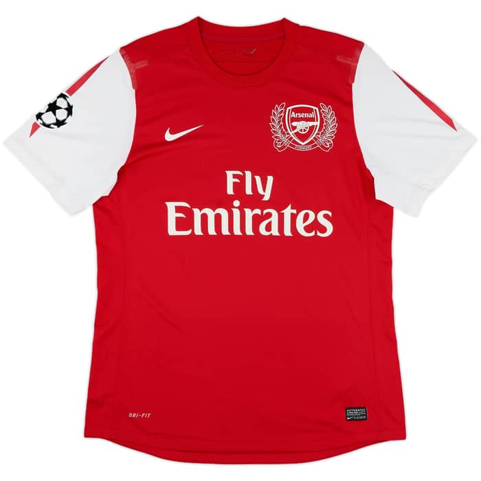 2011-12 Arsenal Authentic Home Shirt Henry #12 - 6/10 - (XL)