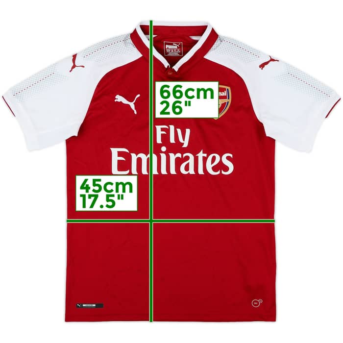 2017-18 Arsenal Home Shirt - 9/10 - (L.Boys)