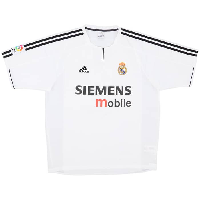 2003-04 Real Madrid Home Shirt Ronaldo #9 - 9/10 - (L)